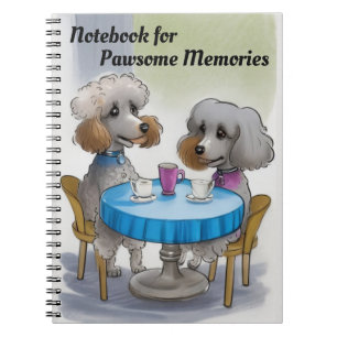 Cute Poodle Dog Notebook