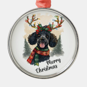 Cute Poodle Dog Ornament