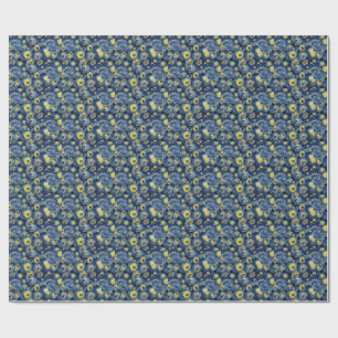 Cute Poodle Pattern Dog Scarf Wrapping Paper