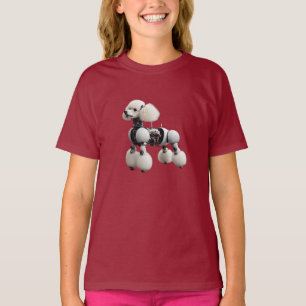 Cute Poodle Robot Kid's T-Shirt