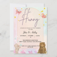 Cute Pooh Bear Invitations