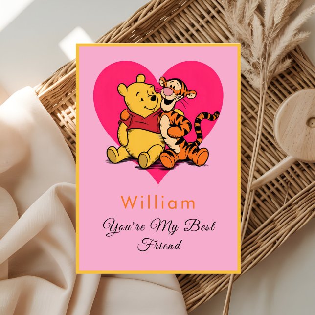 Cute Pooh & Piglet Friendship Card (Creator Uploaded)