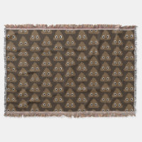 Cute Poop Emoji Pattern | Humourous Happy Poo