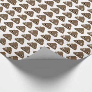 Cute Poop Pattern - Adorable Piles of Doo Doo Wrapping Paper