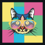 Cute Pop Art Cat Poster<br><div class="desc">Pop Art Cat</div>