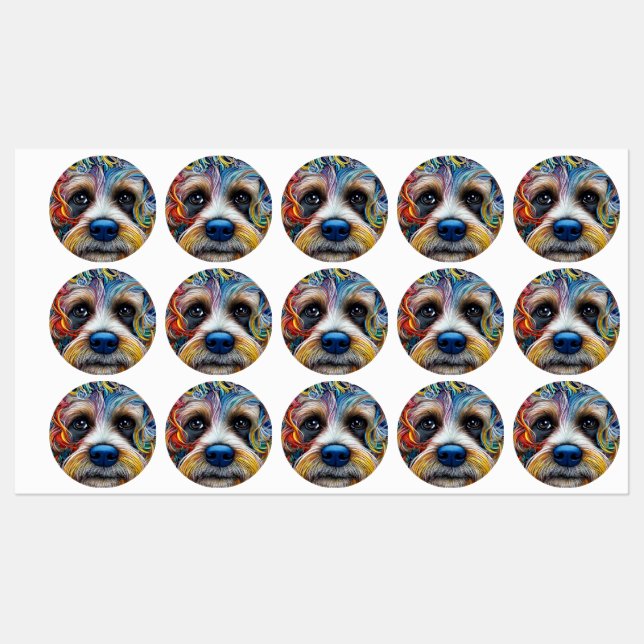 Cute Pop Art Terrier   (Sheet)