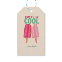 Cute Popsicles Summer Gift Tag