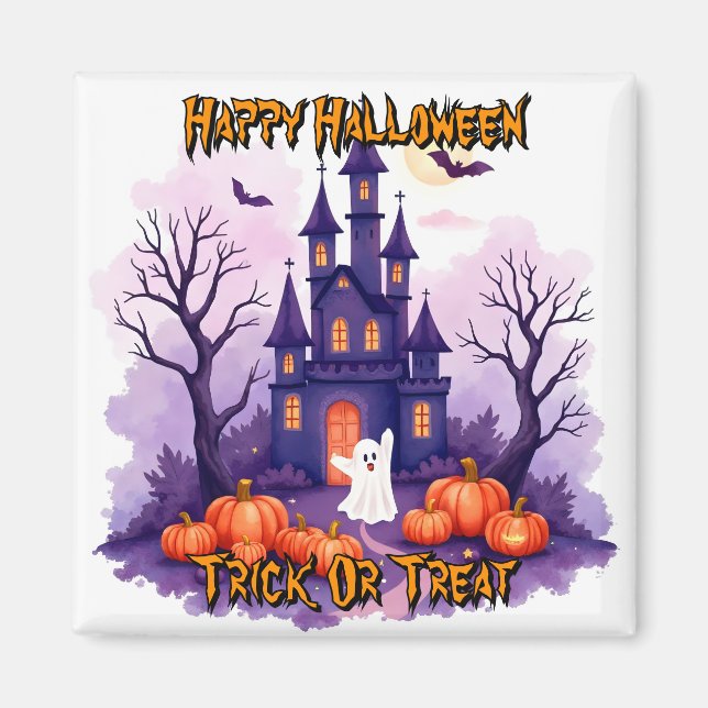 Cute Popular Halloween Spooky Collection Magnet (Front)