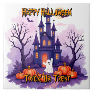 Cute Popular Halloween Spooky Collection Tile