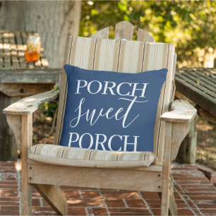 Cute Porch Sweet Porch Quote Word Art Cushion