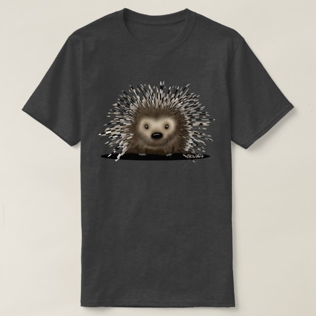 Cute Porcupine T-Shirt (Design Front)