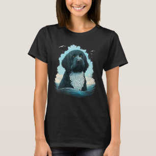 Cute Portie Dog on Portuguese Water Dog  1 T-Shirt