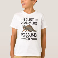Cute Possum Girl Opossum Lover Possum Whisperer
