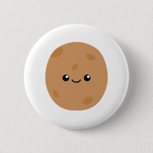 Cute Potato 6 Cm Round Badge
