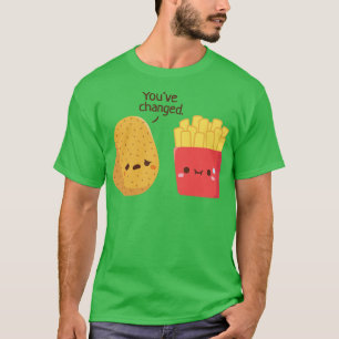 Cute Potato And French Fries Funny T-Shirt