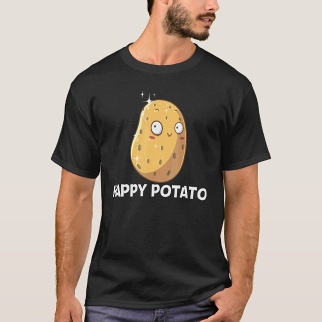 Cute Potato For Men Women Vegetable Baked Potato T-Shirt (Front)
