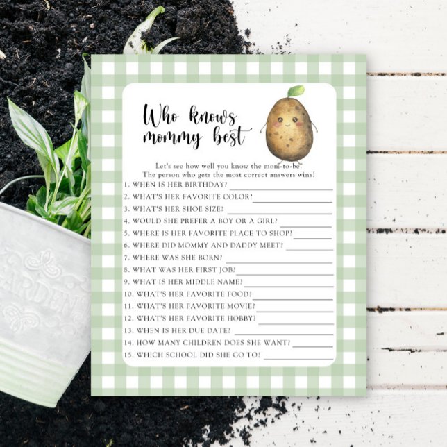 Cute potato - Who knows mummy best (Creator Uploaded)