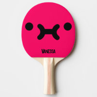 Cute Pouty Face Pink with Name