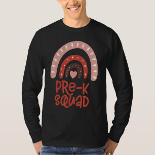 Cute Pre K Squad School Admin Appreciation Back To T-Shirt