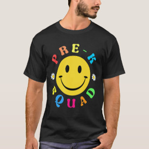 Cute Pre K Squad School Admin Appreciation Office  T-Shirt