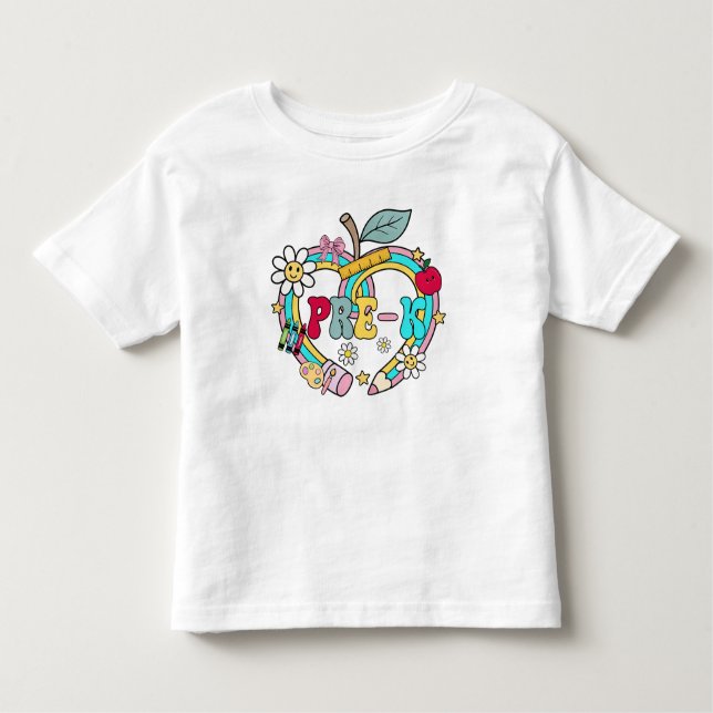 Cute Pre-K Toddler T-shirt (Front)