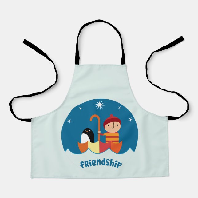 Cute Pre School K Lost And Found Friendship Apron (Front)