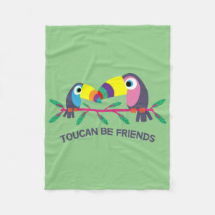 Cute Pre School Pre Schooler Kids Toucan Thr Fleece Blanket