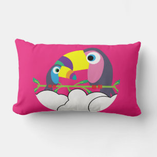 Cute Pre School Pre Schooler Kids Toucan Thr Lumbar Cushion