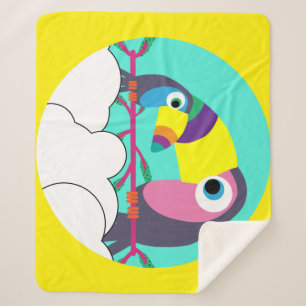Cute Pre School   Pre Schooler   Kids   Toucan Thr Sherpa Blanket