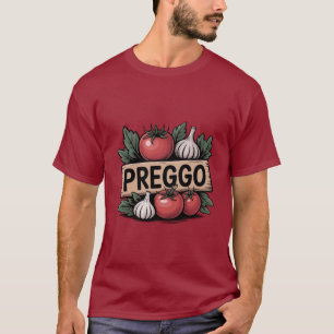 Cute Pregnancy Announcement Preggo Costume  T-Shirt