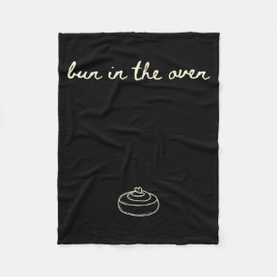 Cute Pregnancy Reveal Announcement Tee, Bun In The Fleece Blanket