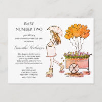 Cute Pregnant Mum Baby Sprinkle Shower By Mail Inv