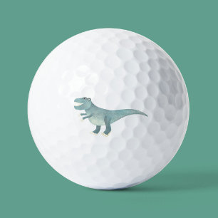 Cute Prehistoric T-Rex Dinosaur Golf Balls