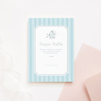 Cute Preppy Baby Stroller Diaper Raffle