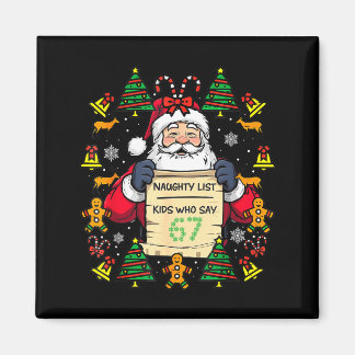 Cute Preppy Christmas,reindeer Brushstrokes Funny Magnet