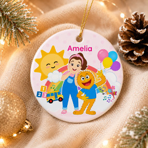 Cute Preschool Teacher Toddler Birthday Party Ceramic Tree Decoration