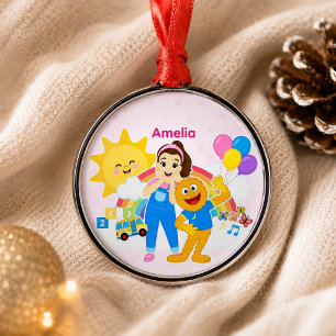 Cute Preschool Teacher Toddler Birthday Party Metal Tree Decoration