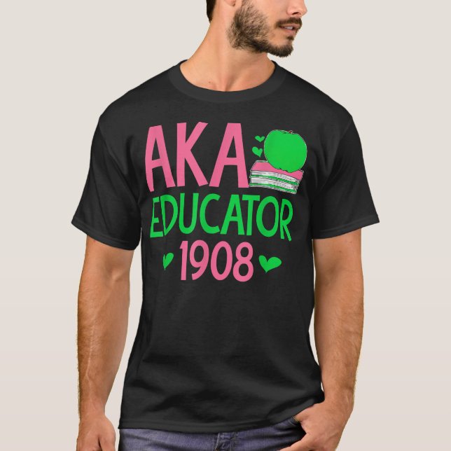 Cute Pretty Educators & Teacher Funny Aka Educator T-Shirt (Front)