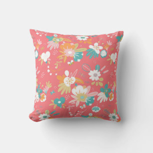 Cute pretty floral  cushion