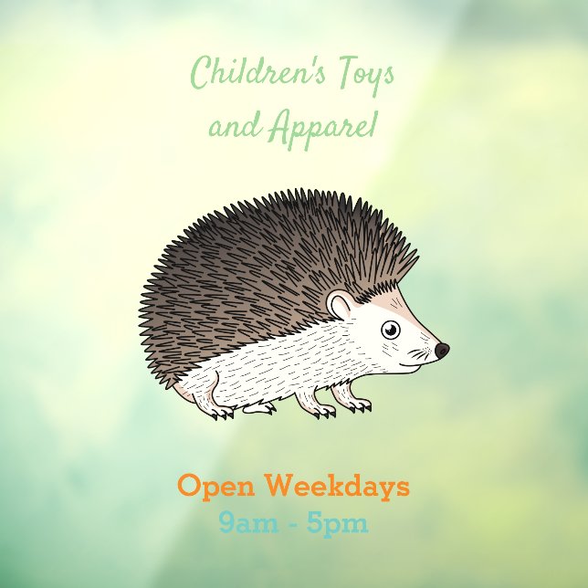 Cute prickly hedgehog cartoon illustration (Sheet 3)