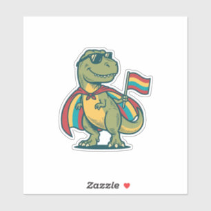 Cute Pride Dinosaur Vector Shirt Design_1