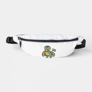 Cute Pride Dinosaur Vector Shirt Design_1 Bum Bags