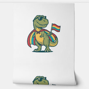 Cute Pride Dinosaur Vector Shirt Design_1 Wallpaper