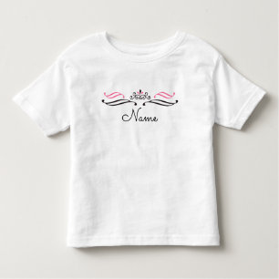 Cute Princess Crown Name T-Shirt