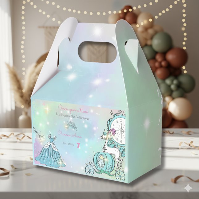 Cute Princess fairy Birthday  Favour Box (Creator Uploaded)