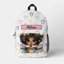 Cute Princess Fairy Black Girl Customizable Name