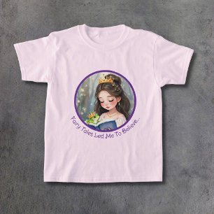 Cute Princess & Frog Fairy Tale T-Shirt
