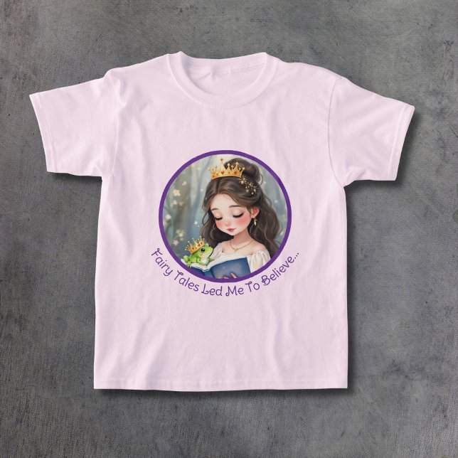 Cute Princess & Frog Fairy Tale T-Shirt (Creator Uploaded)