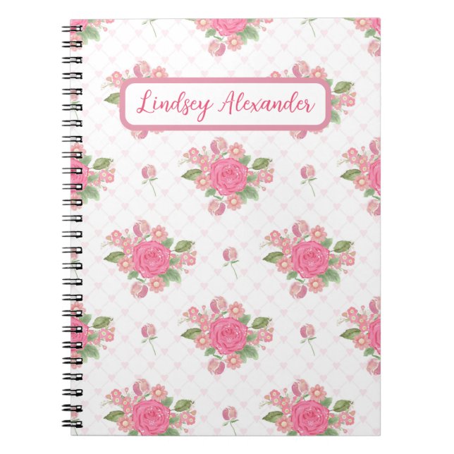 Cute Princess Personalised Notebook (Front)
