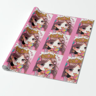 Cute Princess Wrapping Paper